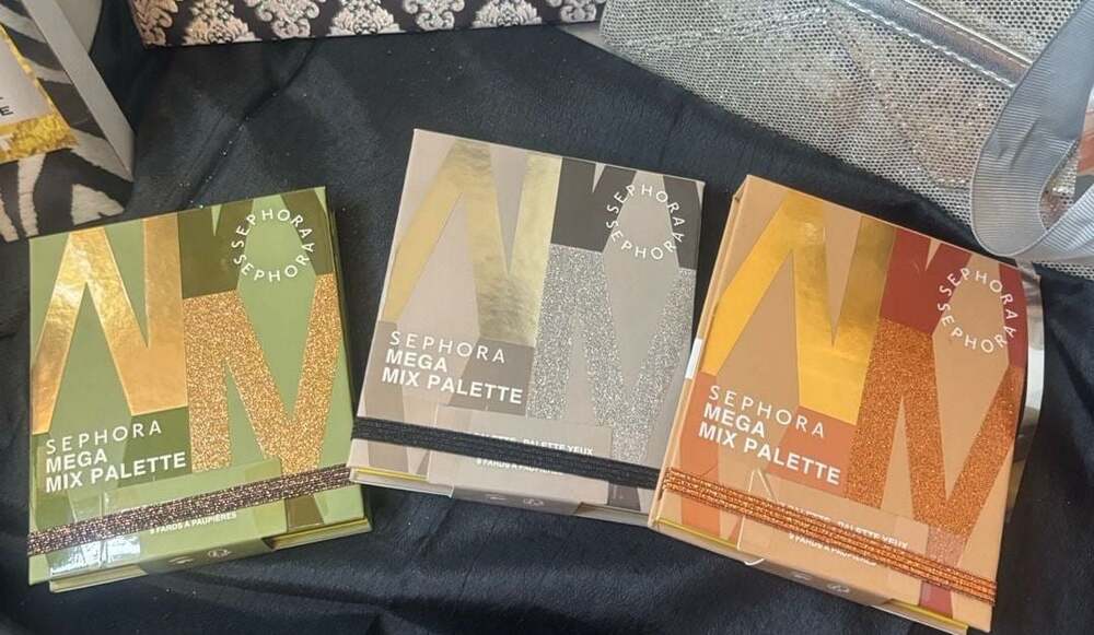 Sephora Mega Mix Palette Lot of 3 Eyeshadow Palettes